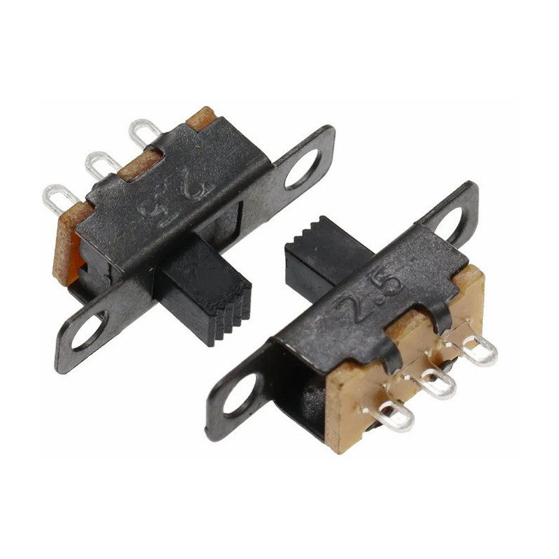 Mini Miniature Model Slide Switch On-OFF 2 Position SPDT 3 Pin Micro Toggle PCB