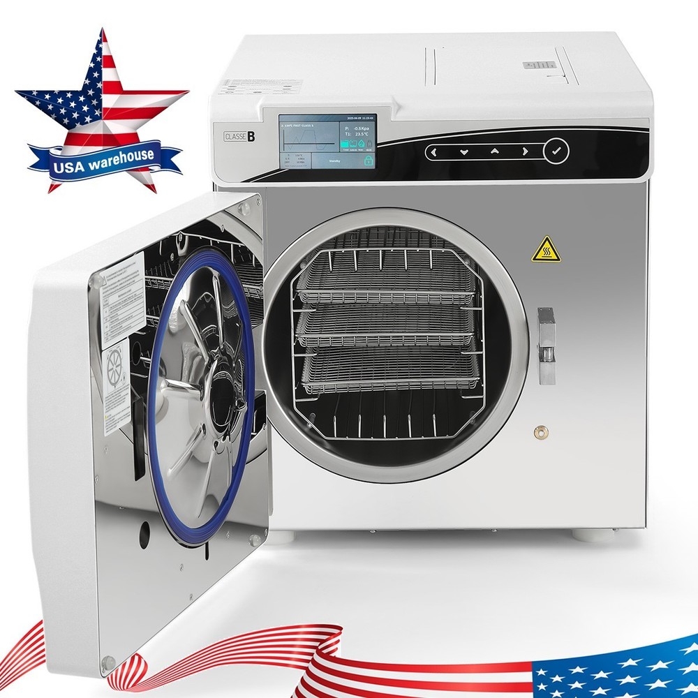 22L ClassB Dental Autoclave Steam Sterilizer Sterilization with Printer Function