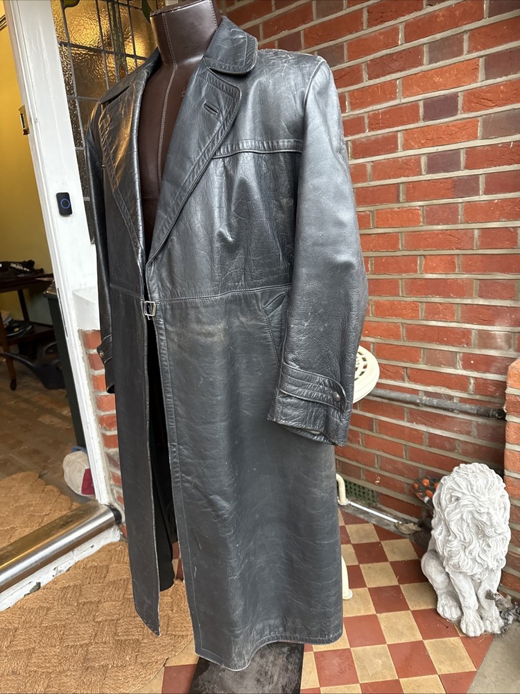 German Leather Greatcoat
