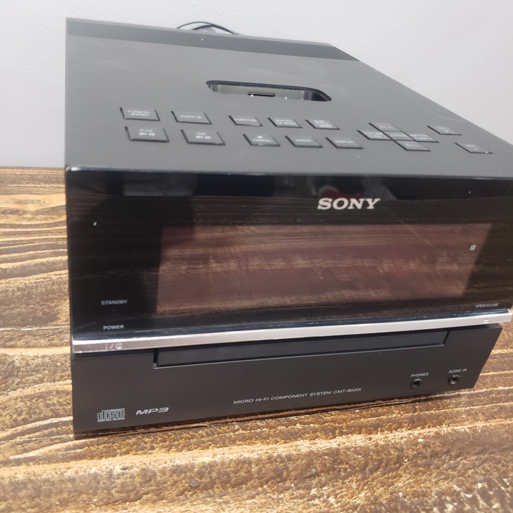 Sony CMT-BX20i Micro Hi-Fi Component System-MP3/CD/iPod Unit ONLY - Tested!