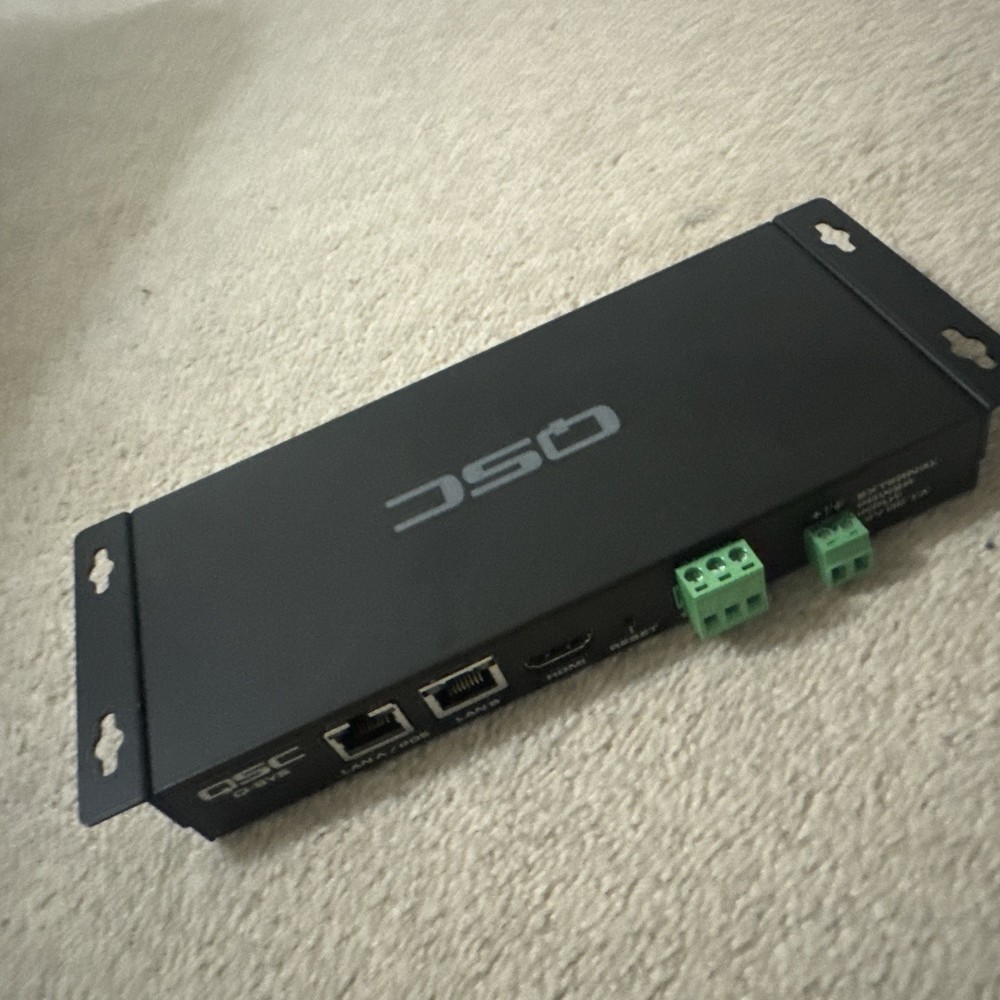 QSC I/O-USB Bridge Peripheral - BYOD Endpoint for Q-SYS platform (PoE)