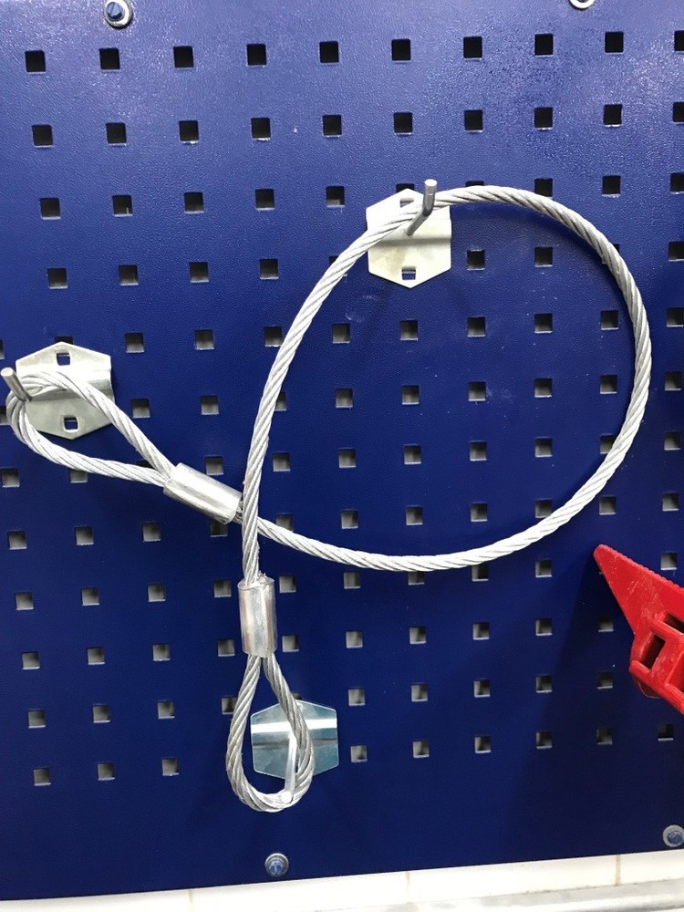 Mo-Clamp style Jumbo Deep Hook Set 6410 + steel cable + Pull Link Auto Body
