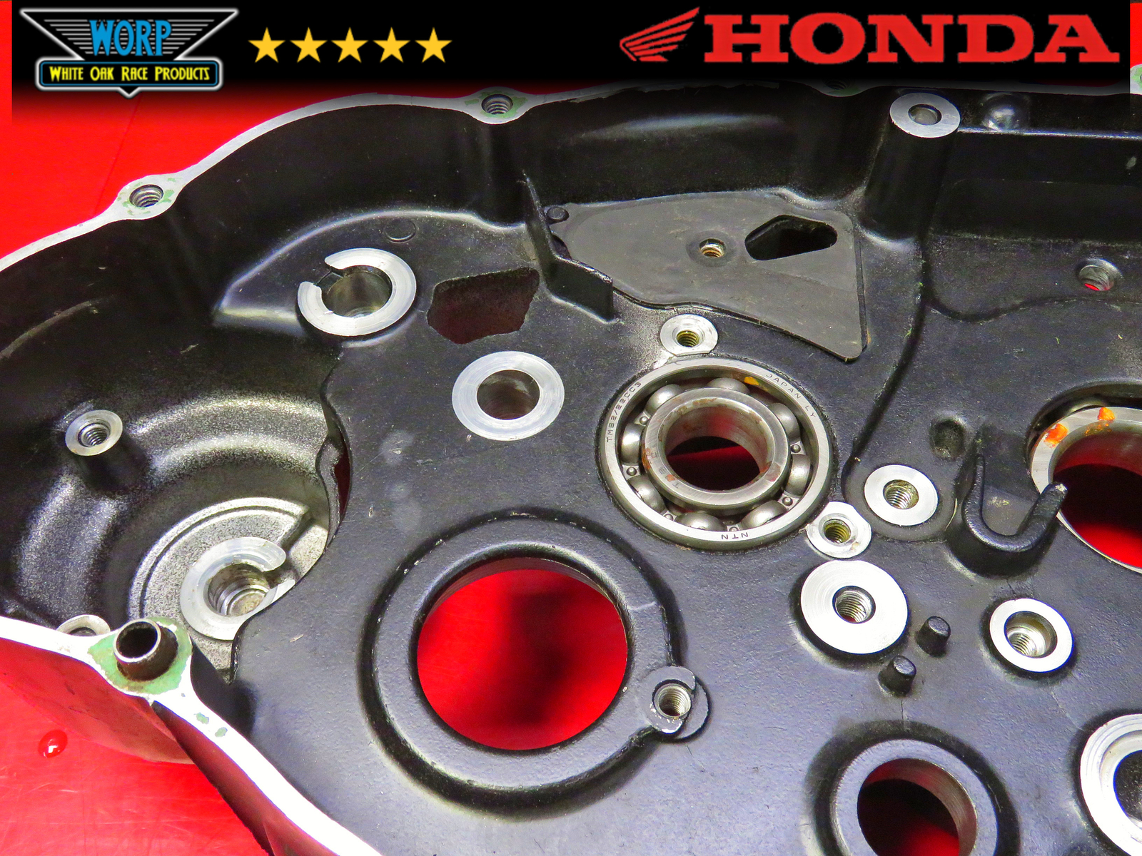 1985 HONDA ATC350X MATCHED CRANK CASE LEFT RIGHT CRANKCASE ENGINE BOTTOM END