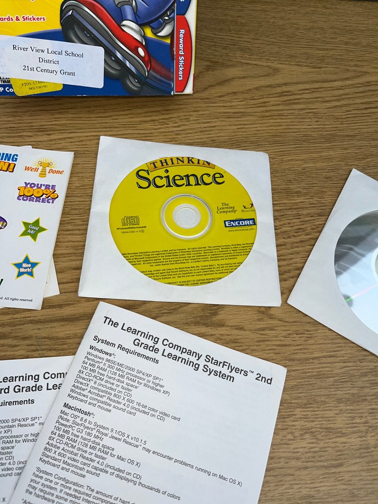 Zoombinis 3rd Grade (Ages 7-9) Learning Set (Math Flashcards, Science, Stickers)