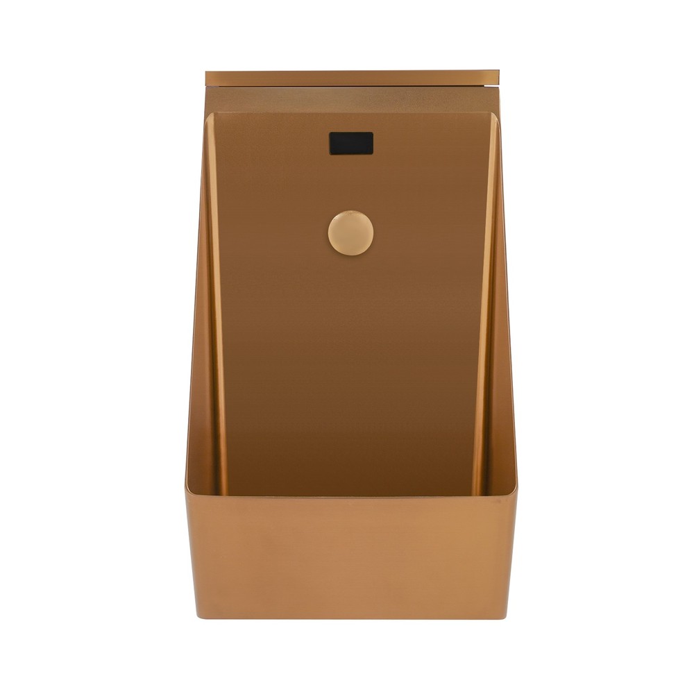 Hidden Wall Mount Sensor Urinal Automatic Sensor Urinal Toilet for Men Rose Gold