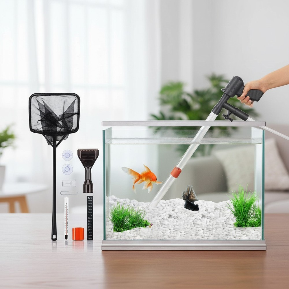 Multifunctional Fish Tank Vacuum & Water Changer - Complete Cleaning Solutions