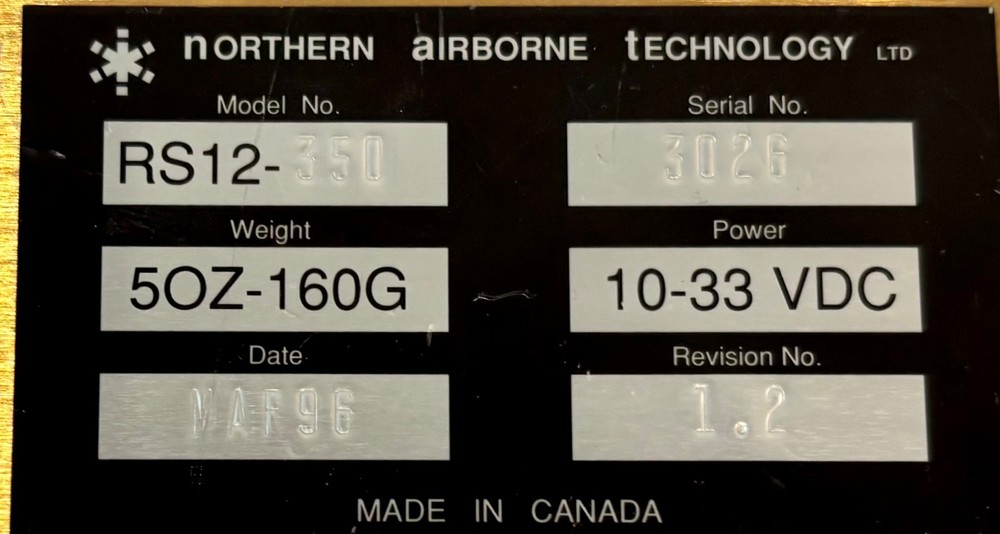 Switching Unit RS12-350 Removed Working