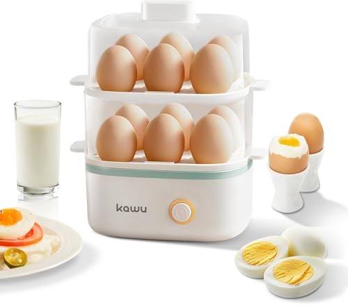 Double-layer Egg Cooker, Fast Electric Egg Boiler, Small Breakfast Machine,