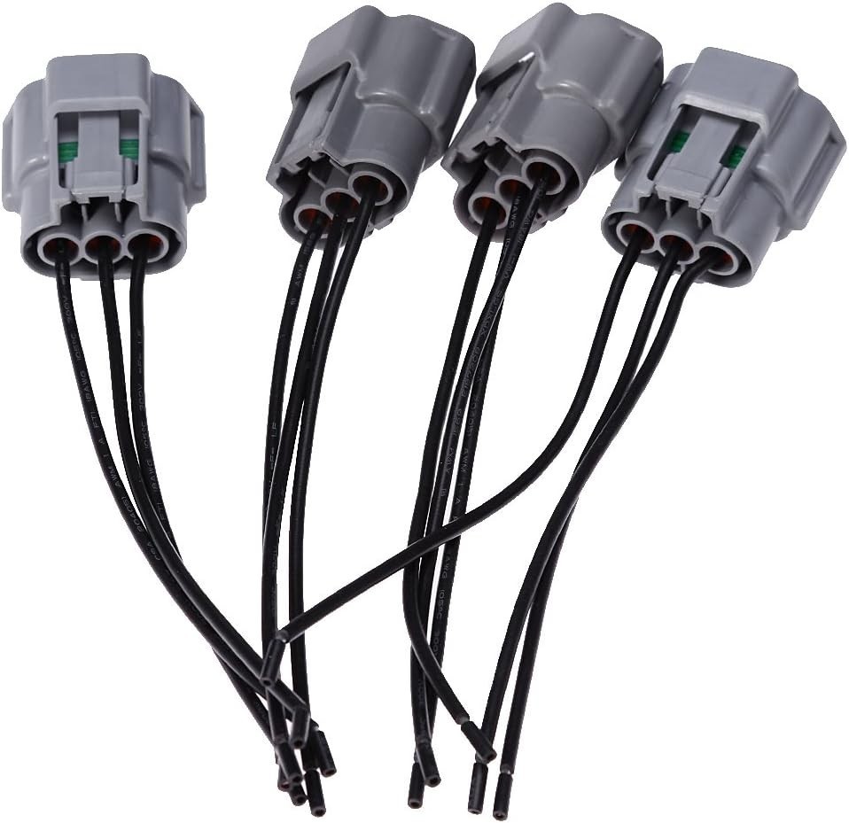 Ignition Coil Connector Plug Wiring Harness Pigtail Replacement (4-Pack)