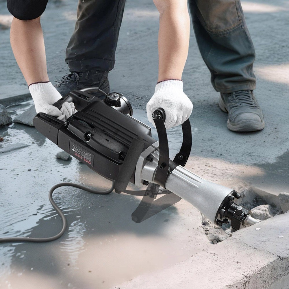 2800W Robust Jackhammer, 1200BPM, Complete Accessory Set, Gloves