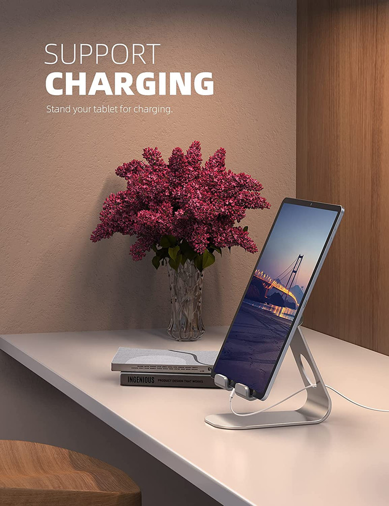 Tablet Stand, Adjustable Tablet Holder - Desktop Stand Dock Holder Compatible wi