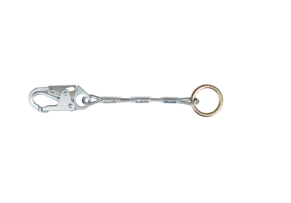 Falltech 8366LE 18" Cable Leading Edge D-Ring Extender Snap w/ O-Ring QTY 1