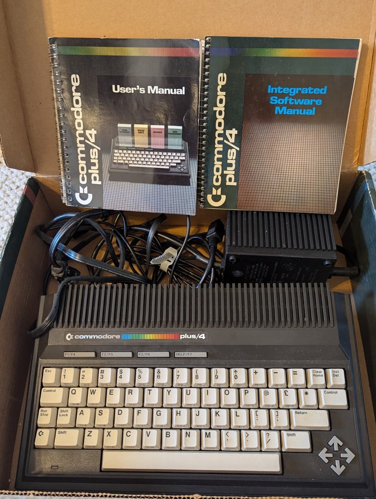 Used Vintage Commodore Plus/4 computer with Original box