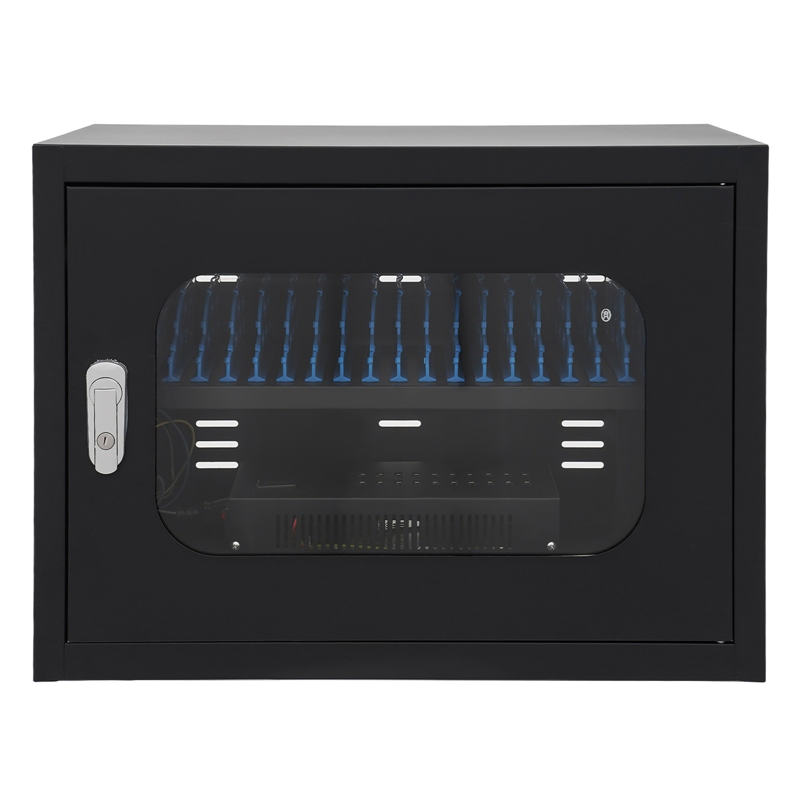 Charging Cabinet for Cellphones & Tablet Computers, 20-Device Charging Station