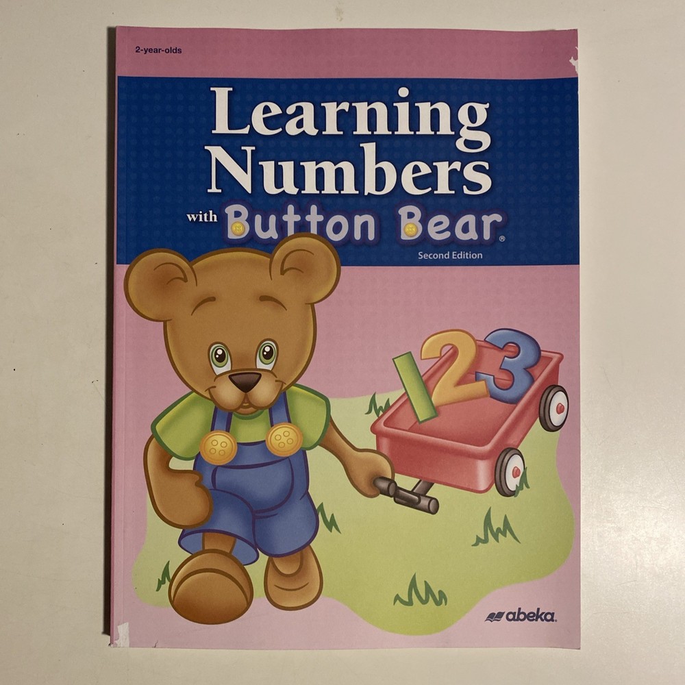 Abeka Numbers & Skills with Button Bear 2nd Edition Bound Clean Pages