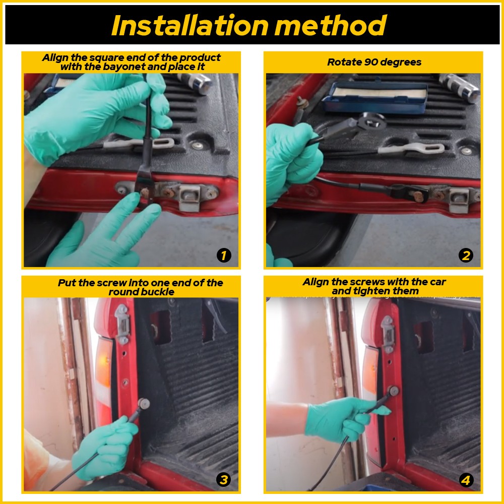 NEW Tailgate Tail Gate Cables Pair Set for 1998-2004 Nissan Frontier 904608B400