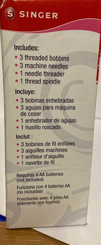 Singer Stitch Sew Quick Handheld Sewing Machine Kit Portable Compact Lightweight