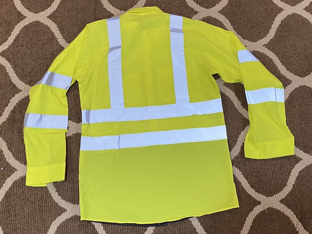 Red Kap Hi Vis Reflective Visibility Work Jacket Type R Class 3 Level 2 - Large