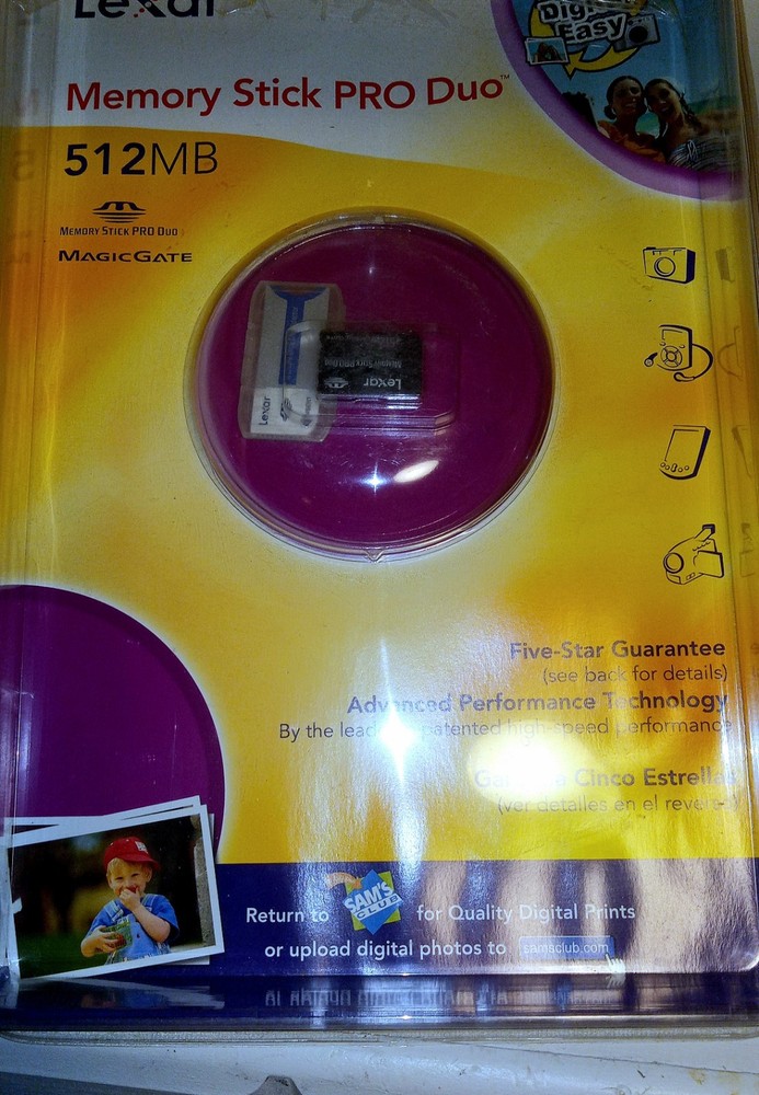 Memory Stick Lexar 512M Pro Duo MagicGate New