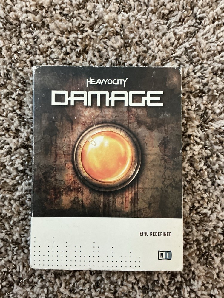 Native Instruments Heavyocity Damage CDs And Serial Code Only
