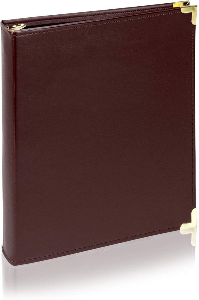 Hemingway Classic Collection Executive Presentation 3 Ring Binder, Round Ring...