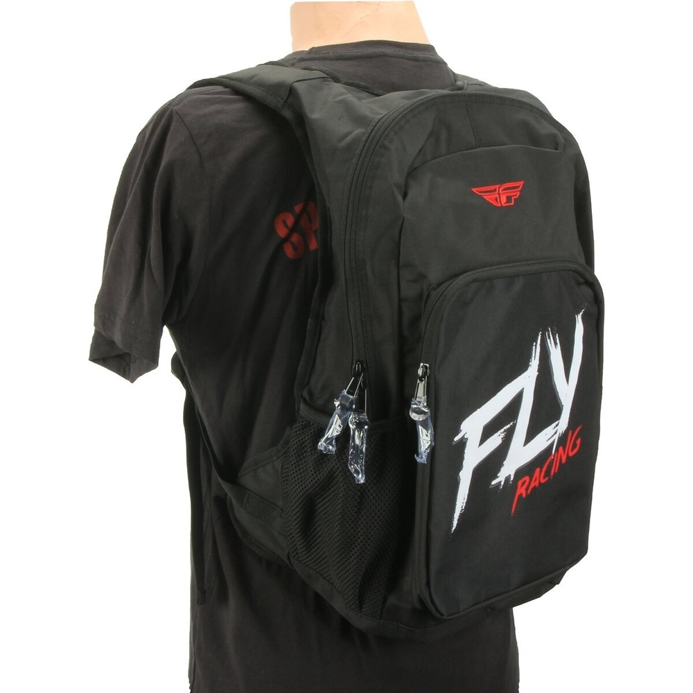 Fly Racing Black/White Jump Pack Backpack - 28-5073