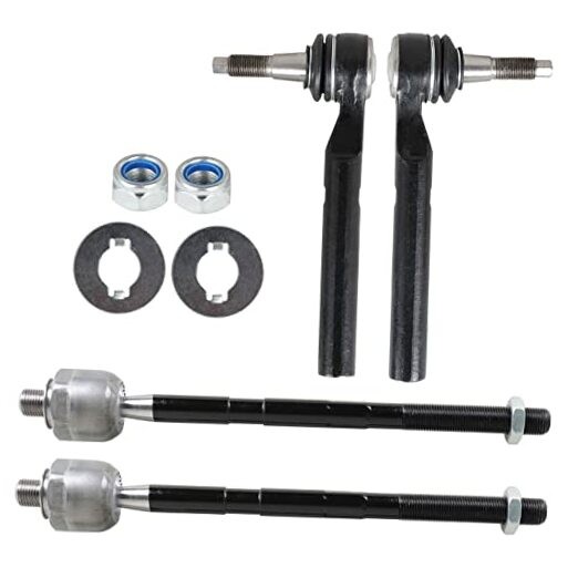 Front Inner Outer Tie Rod End Driver Passenger Kit Replacement for H3 2006
