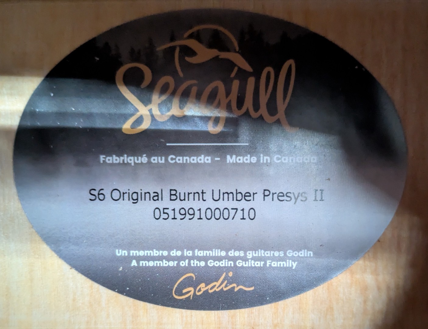 Seagull S6 Original Natural Presys II Acoustic Electric Guitar - BSTOCK