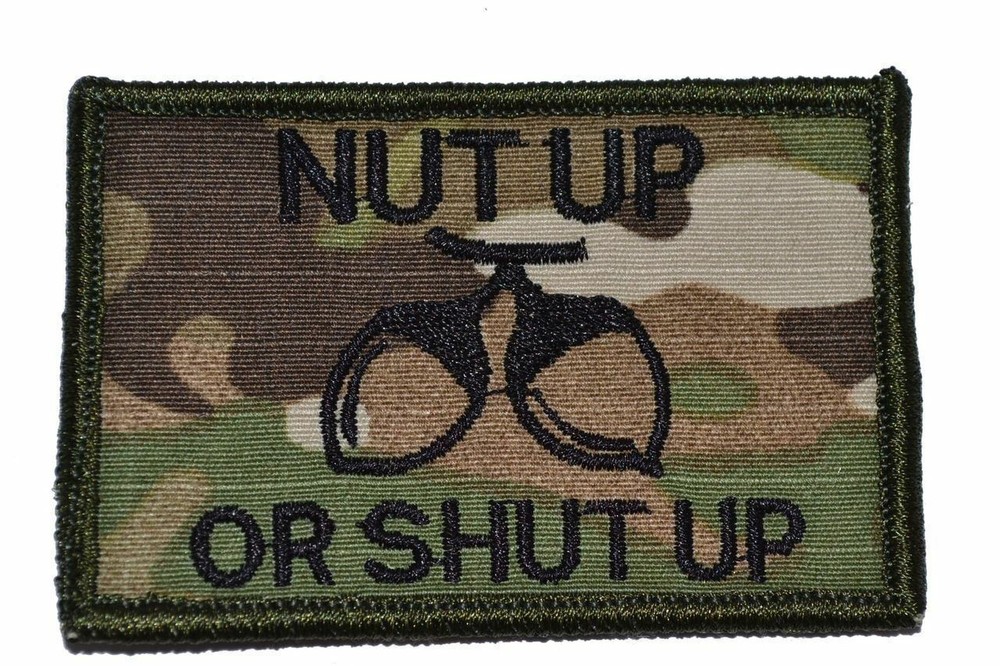 Nut Up or Shut Up - 2x3 Patch