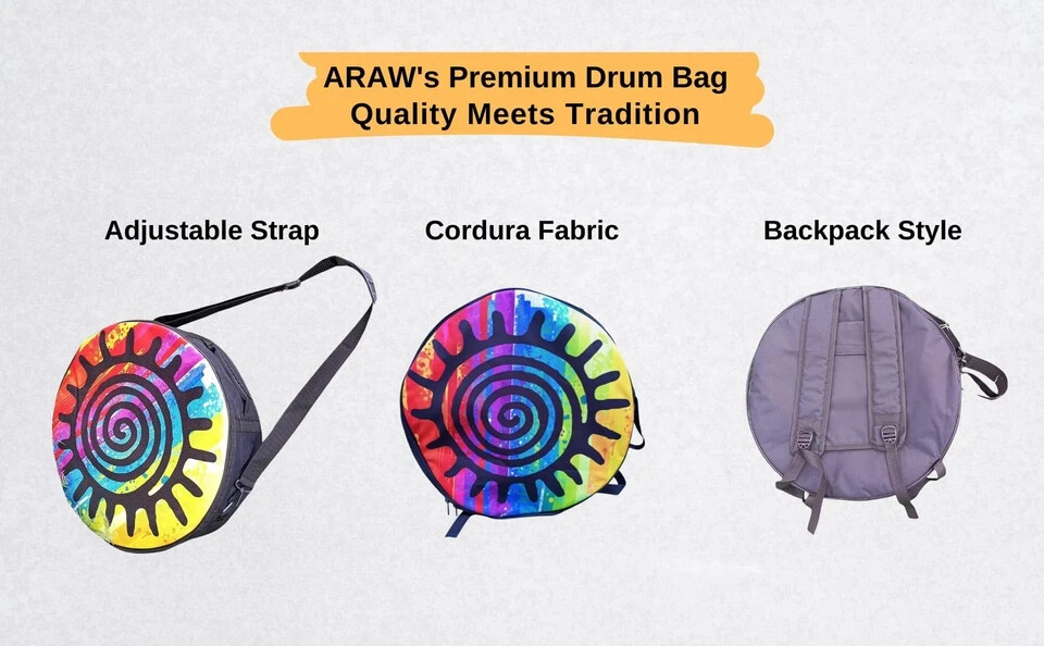 Shamanic Drum Bag, Bodhran Drum case, Frame Drum Bag