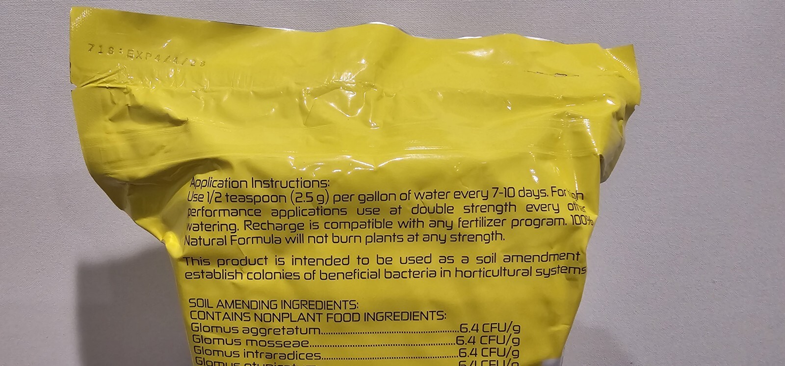 Real Grower's Recharge, Soil Inoculant & Growth Stimulator, This Is a 20g Pouch