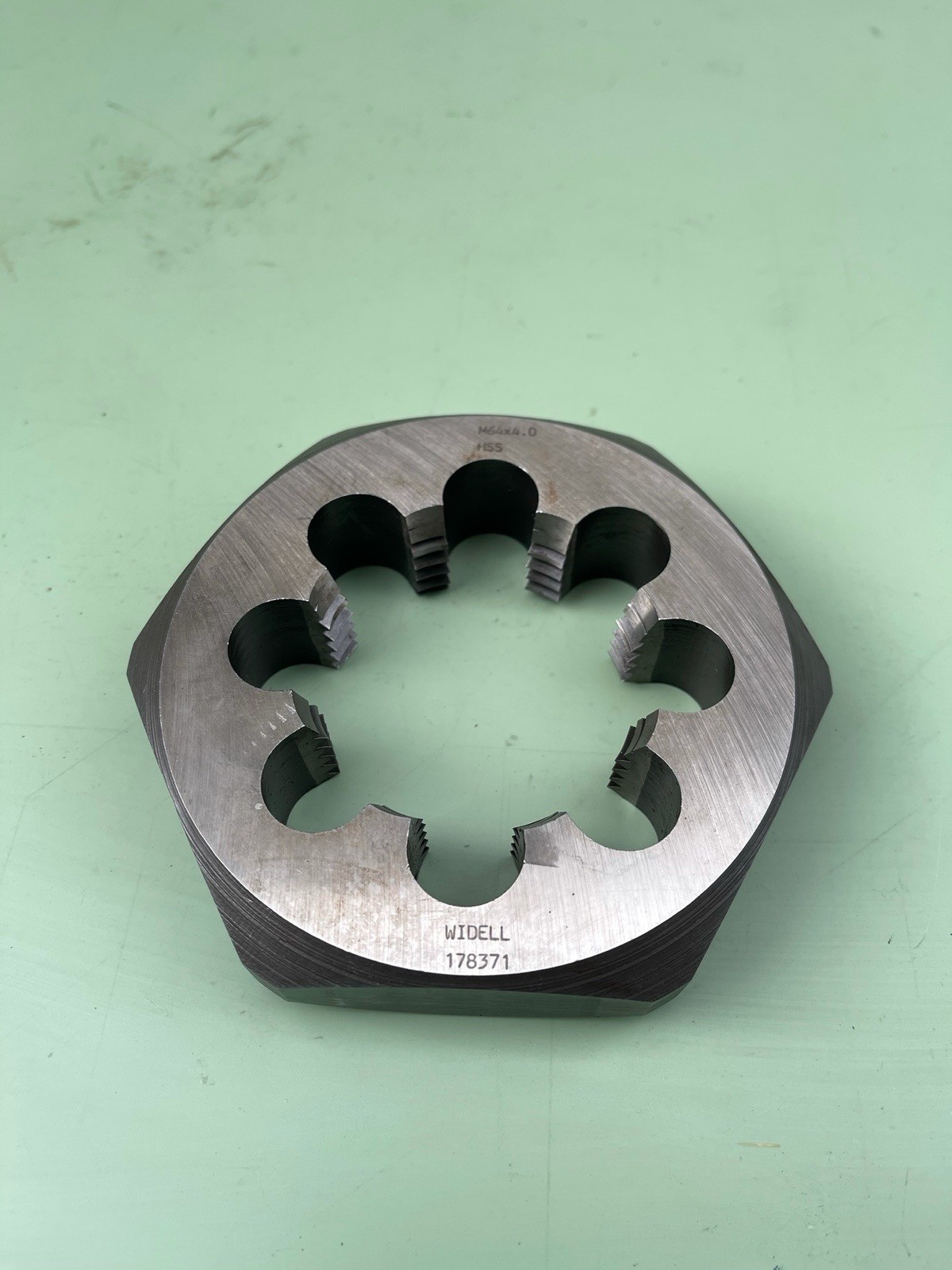 M64 X 4.0 Die Hexagon Widell Threading Machinist Tool Industrial Heavy Duty USA