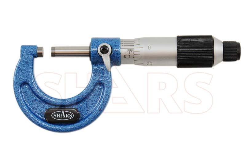 Shars 0-300mm Mechanical Solid Metal Frame Micrometer Set New R}