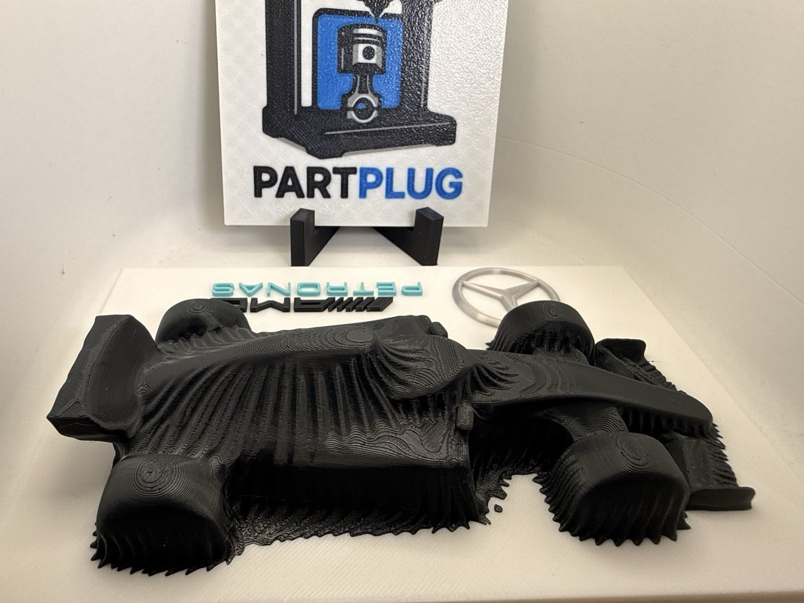 Mercedes AMG Petronas F1 Car Art Decor Logo Gift For Fan Collector Man Cave Desk