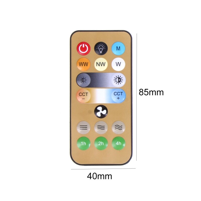 Adjust Speed Timing Remote Control Replacement for E27 Ceiling Fan Light
