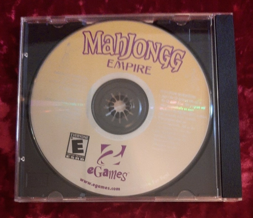 MAHJONGG EMPIRE - eGames - PC CD-ROM (Windows 95/98/ME/2000) Rated E