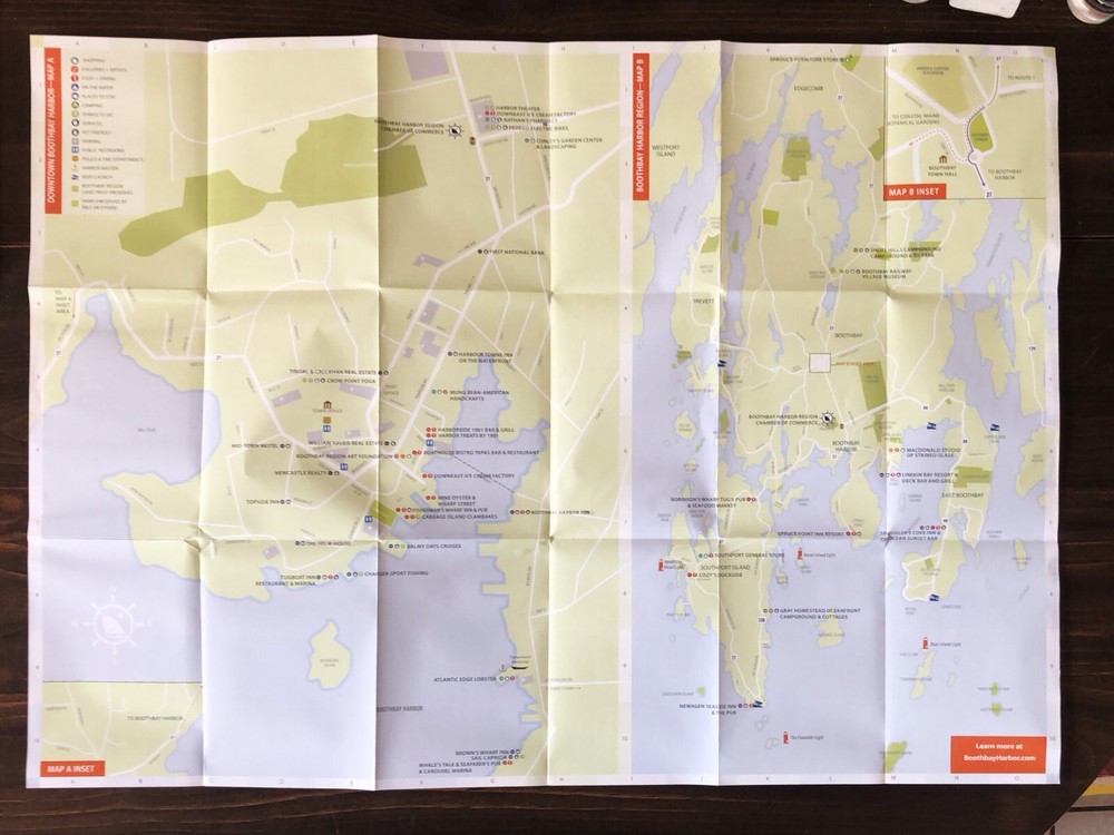 Boothbay Harbor Region Map (2024)