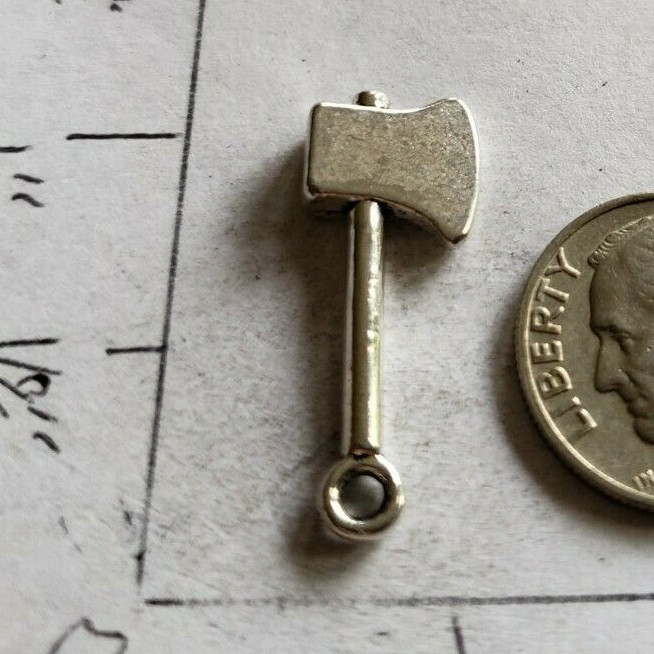 Hatchet charms tools craft carpentry build workshop chop