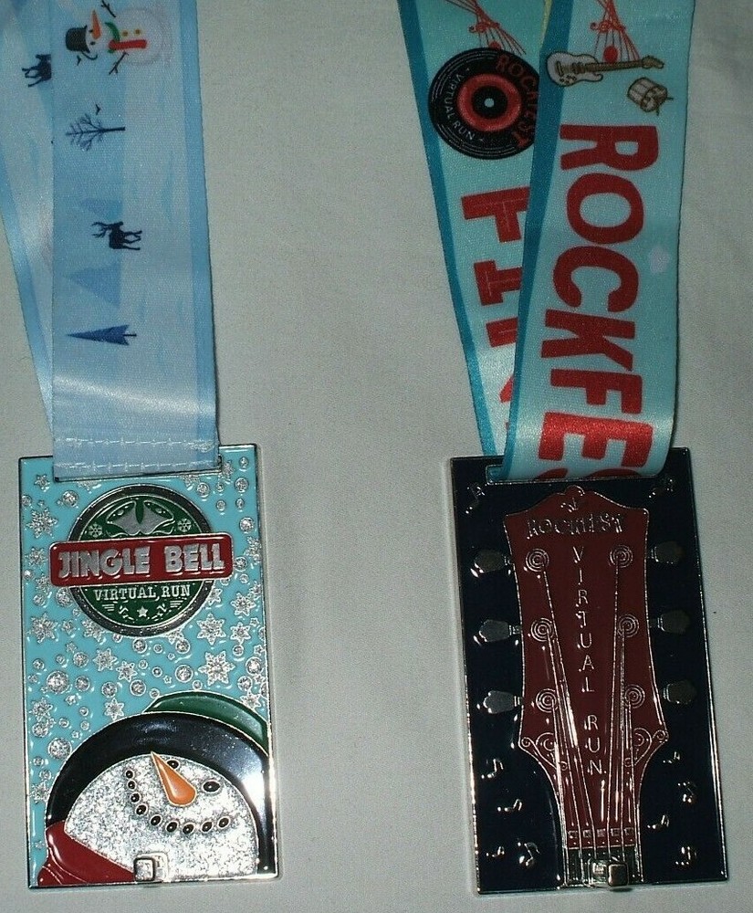 4 Virtual Run Medals