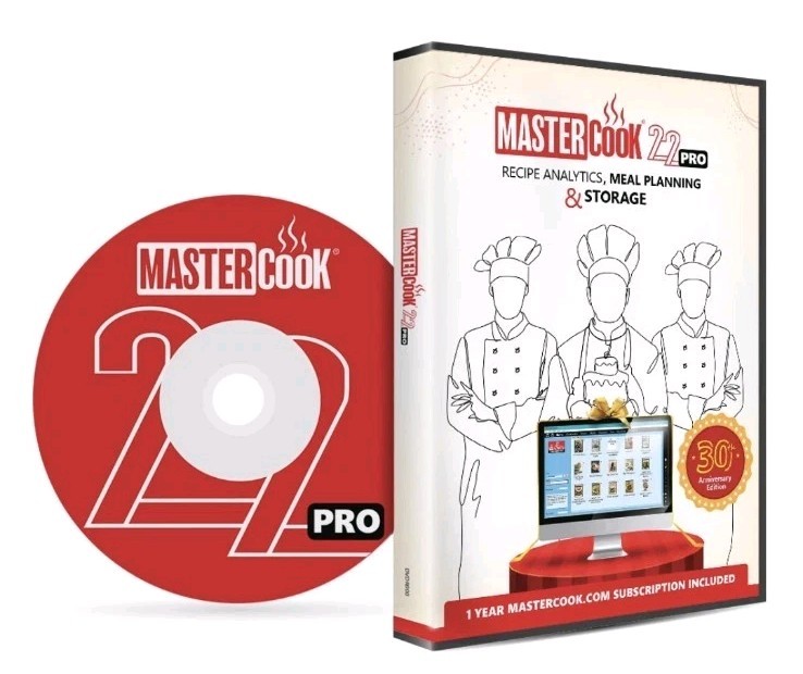 MasterCook 2022 PRO for PC DVD NEW!