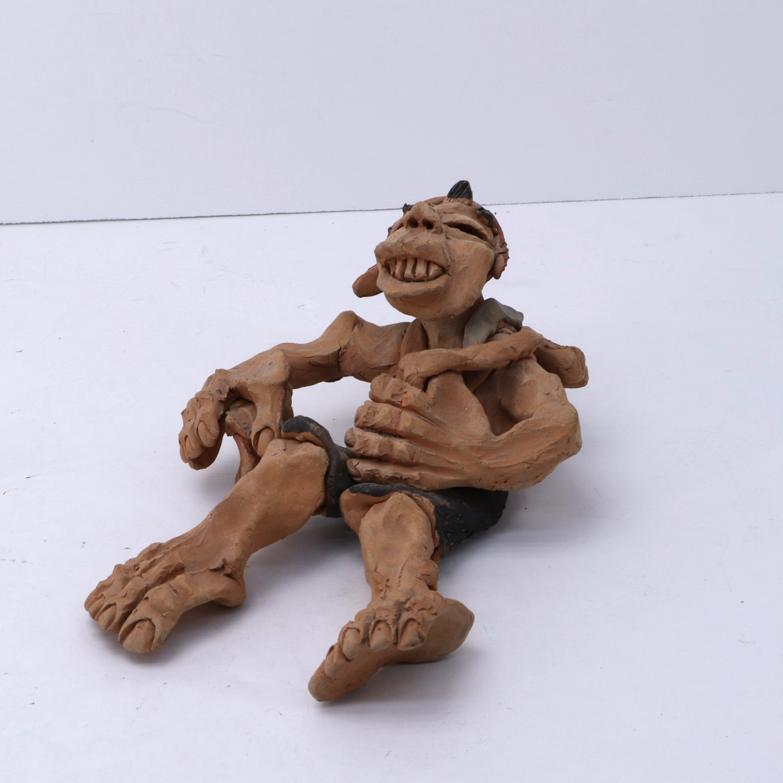 Quechuan Edilberto Merida Cusco Peru Sculpture Peruvian Folk Art Clay Pottery