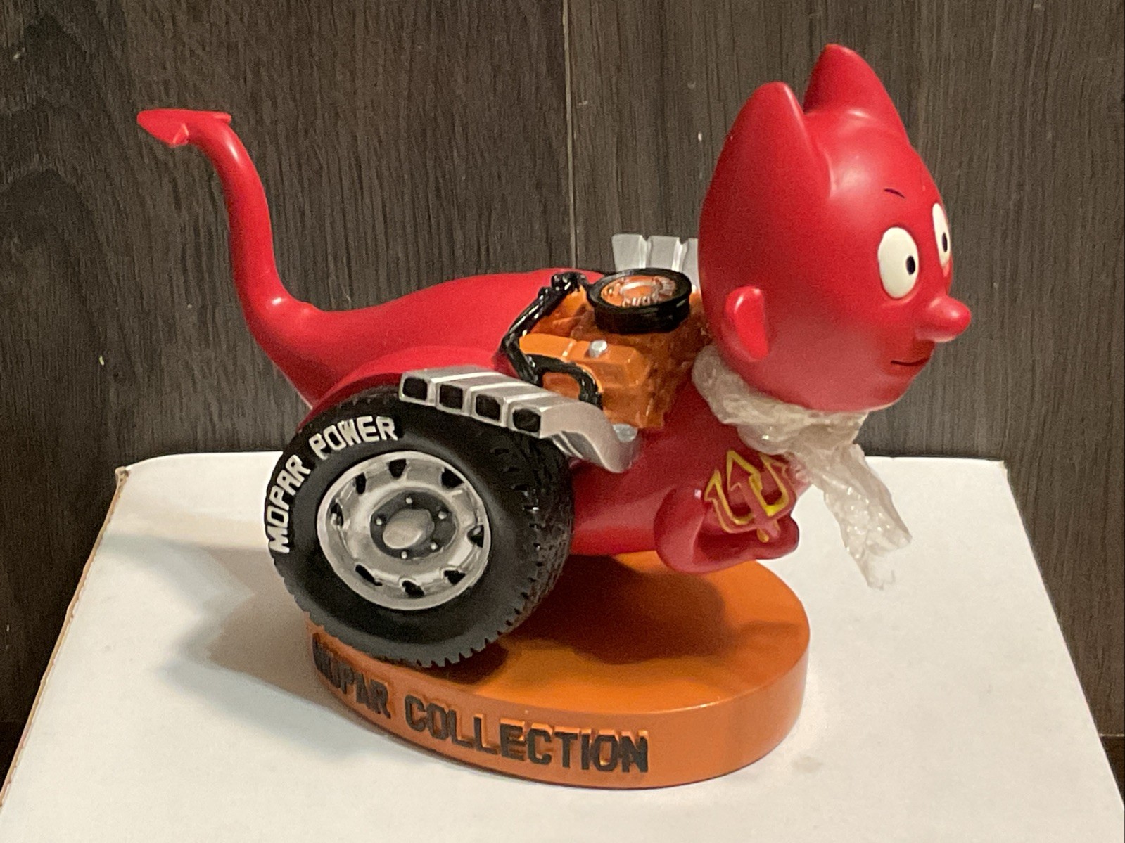 New Dodge Super Demon Dealership Exclusive Bobblehead B5 Bent Rod Garage Shaker