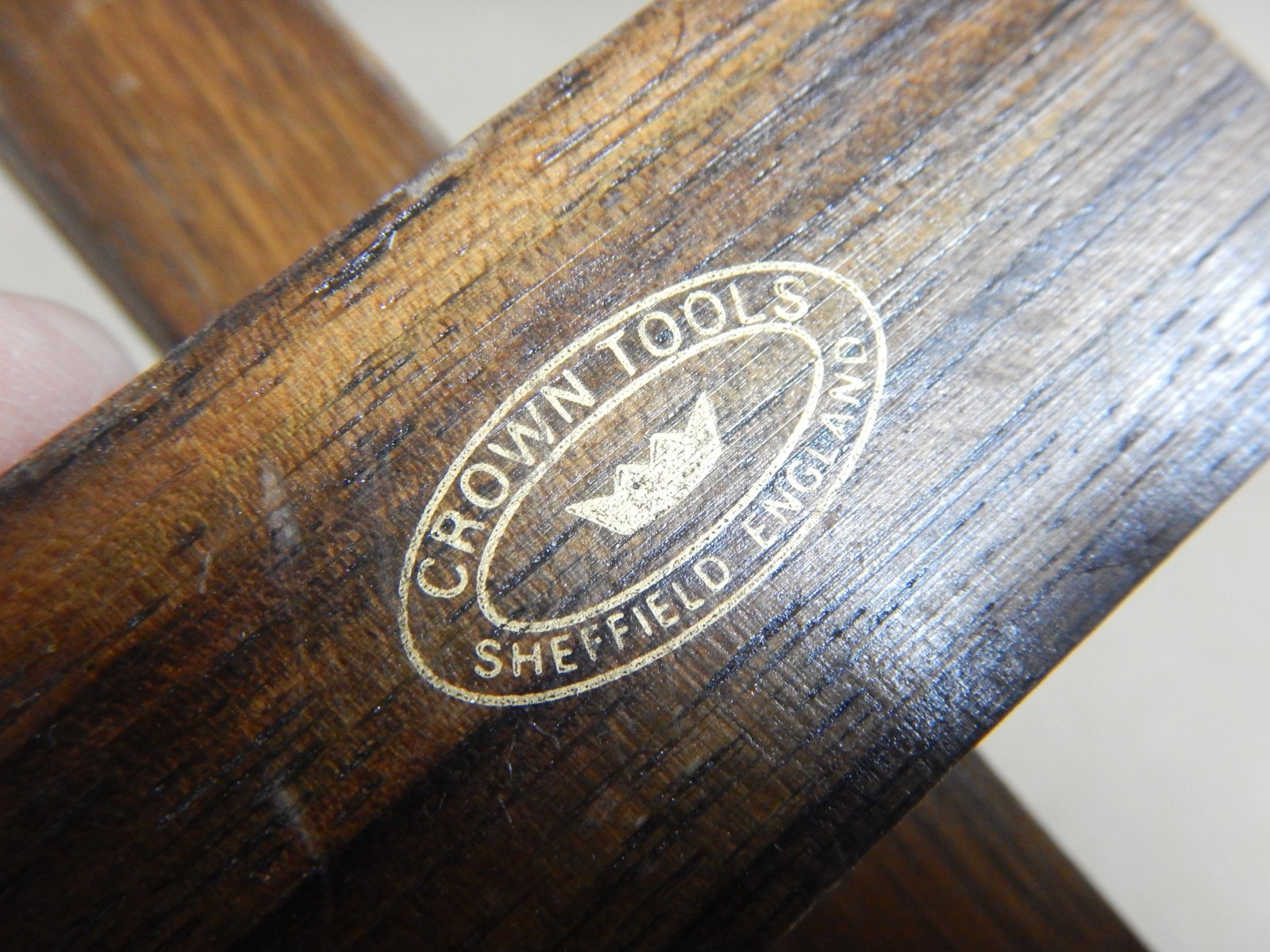 Crown Tool Sheffield England wood & brass marking gauge