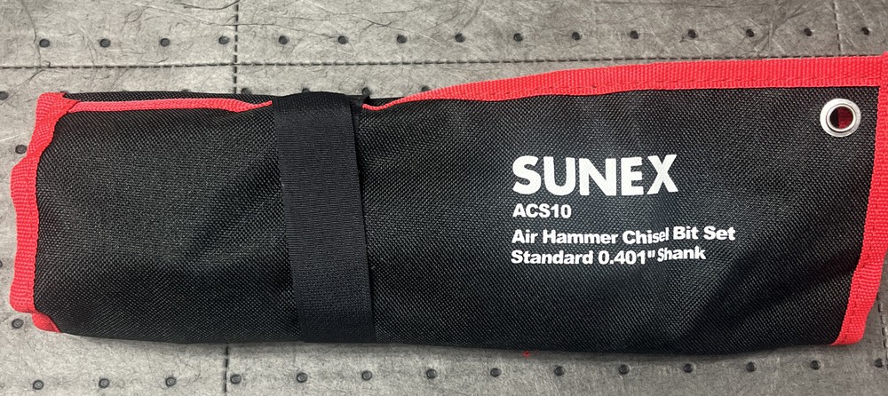 Sunex ACS10 Chisel Set 10 Pc. 0.401” Shank