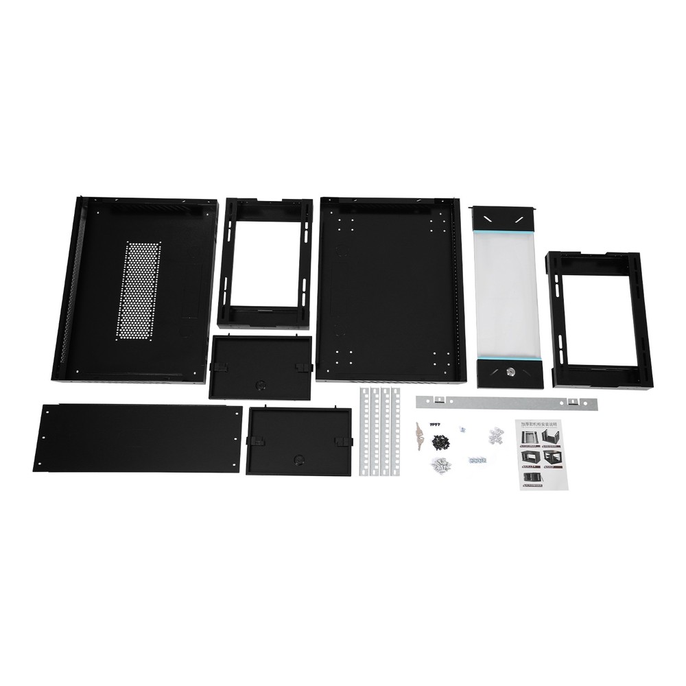 4U Server Cabinet Case Wall Mounted Network Server Data Cabinet Enclosure Rack