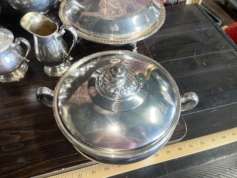 Vintage Silverplate Teapots Coffee Pots Entrees & More