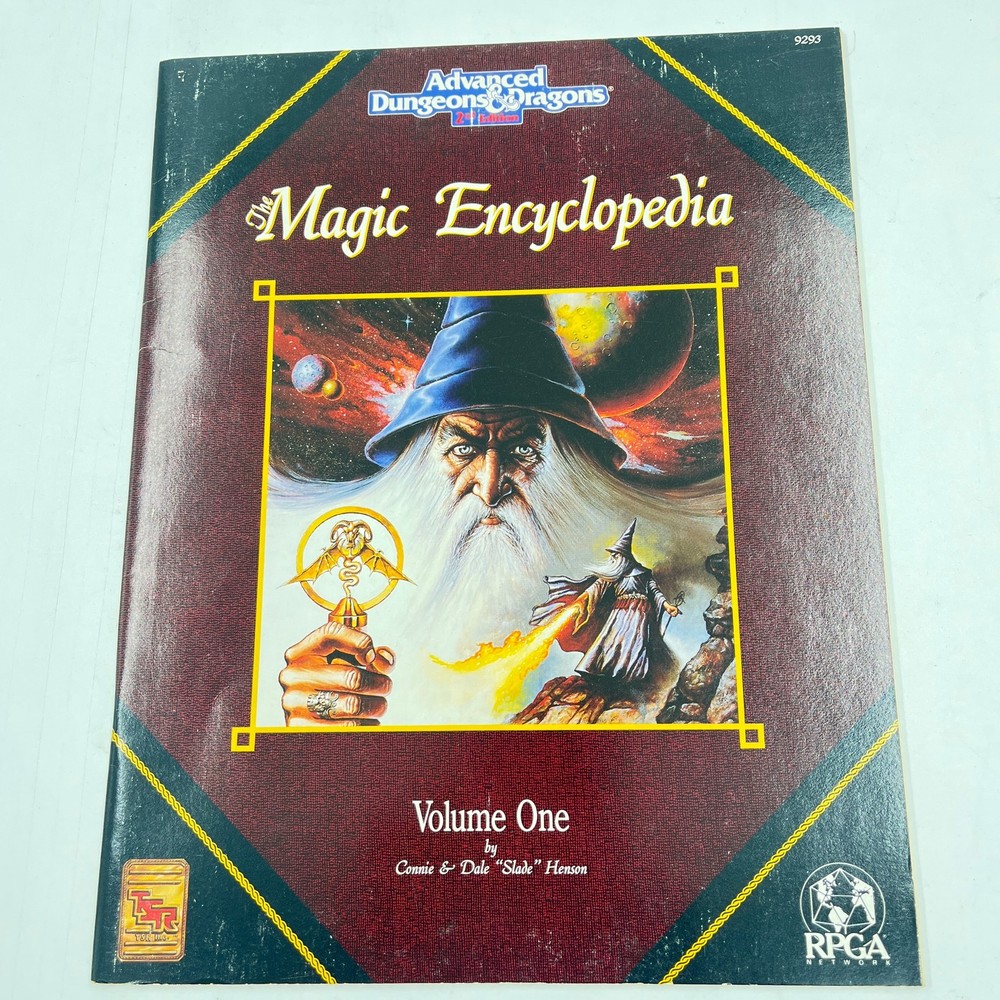 TSR Advanced Dungeons & Dragons, The Magic Encyclopedia Volume One, 9293 - 1992