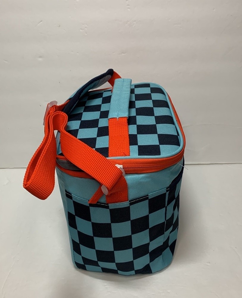 Igloo 9 Can Insulation Square Bag Checkered Print New