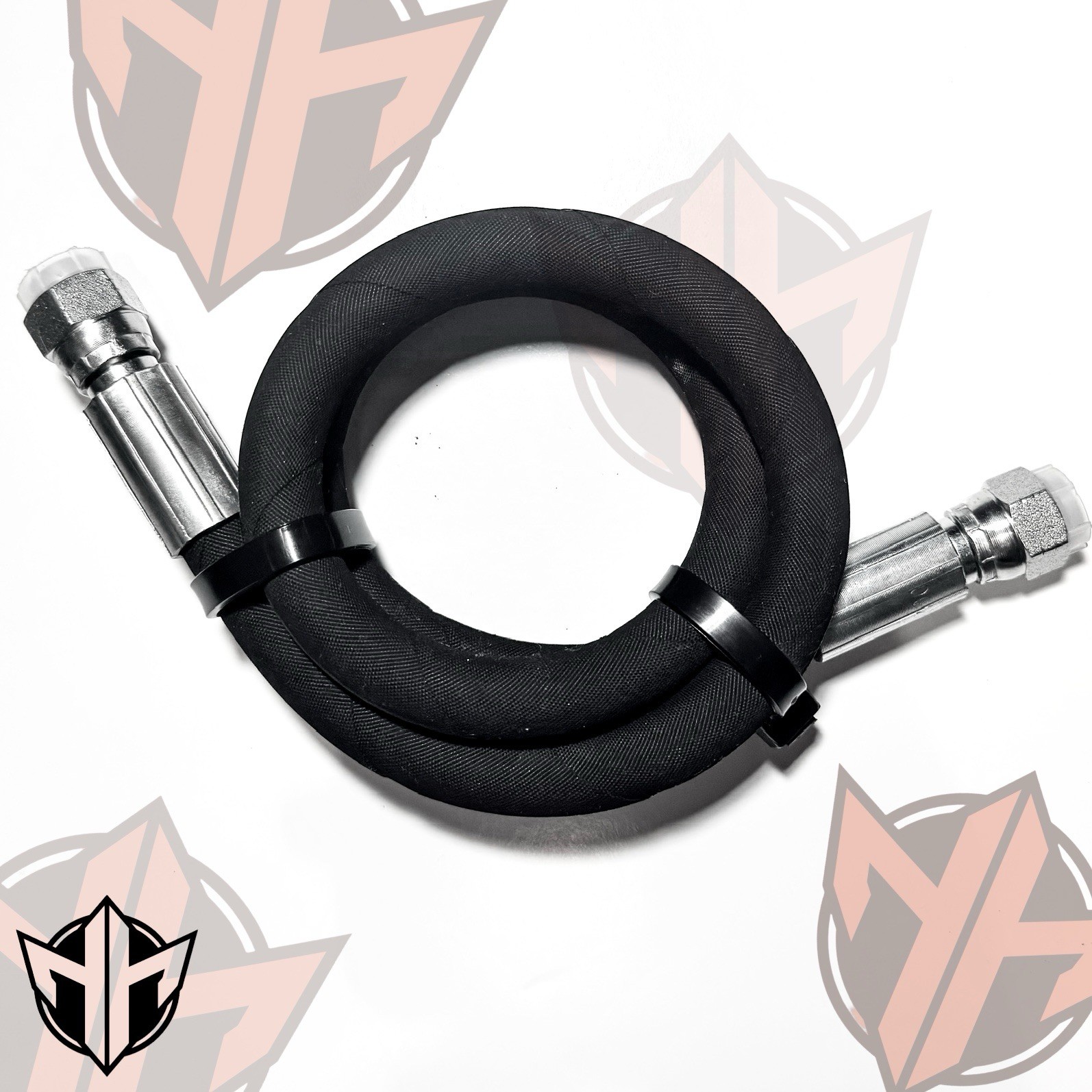 1/4” Hydraulic Hose Assembly with 3/8 FEMALE JIC37° Ends, #6 JIC 37° (6,000psi)