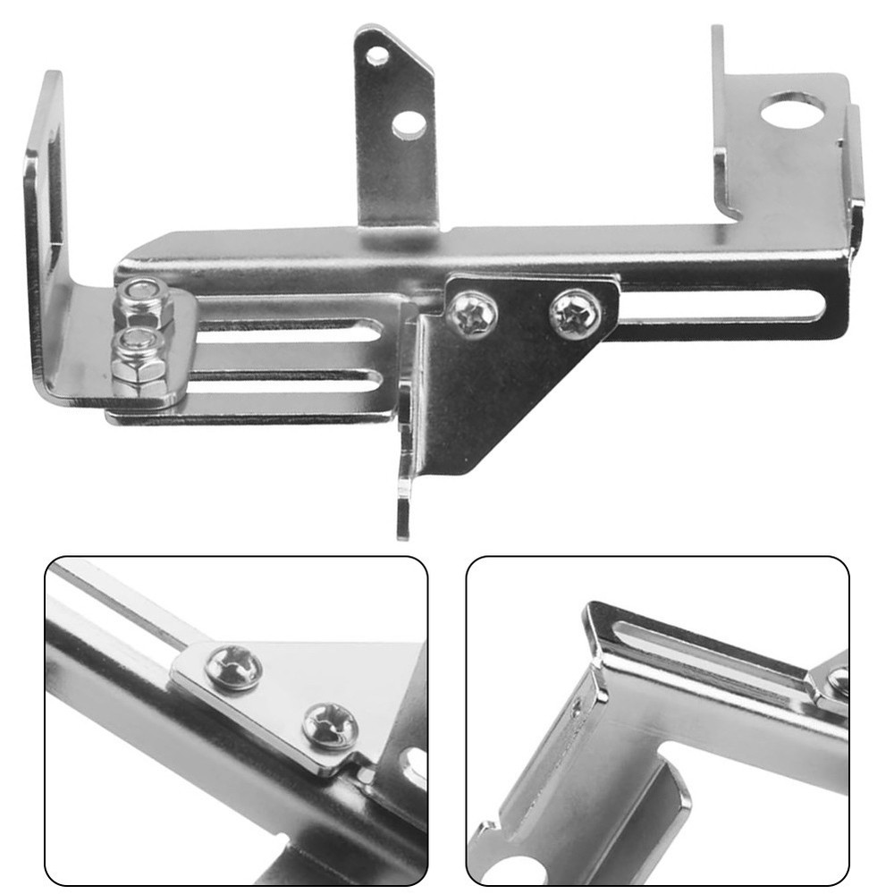 Throttle Cable Bracket Kit for Chevy For SBC and Engines Adjustable Chrome